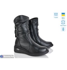 Черевики жіночі на зиму (6 пар р.37-42) чорний  "LISA"