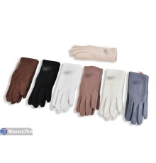 Рукавички жіночі на зиму (12 шт. р.сетка 6,5-8,5) мікс  "RUBIBAS"