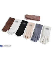 Рукавички жіночі на зиму (12 шт. р.сетка 6,5-8,5) мікс  "RUBIBAS"