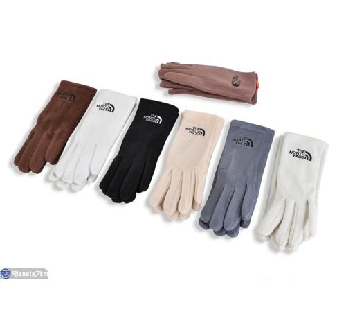 Рукавички жіночі на зиму (12 шт. р.сетка 6,5-8,5) мікс  "RUBIBAS"