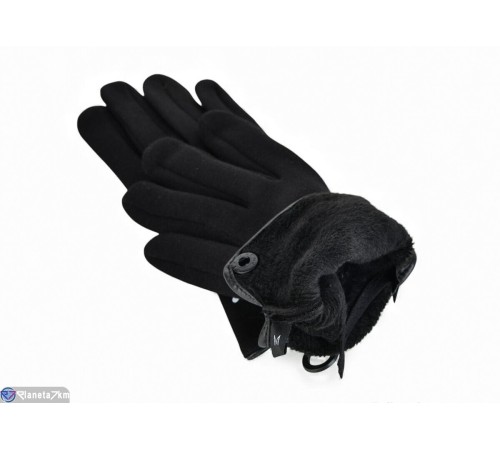 Рукавички на зиму (10 шт. р.сетка S-M) чорний  "RUBIBAS"