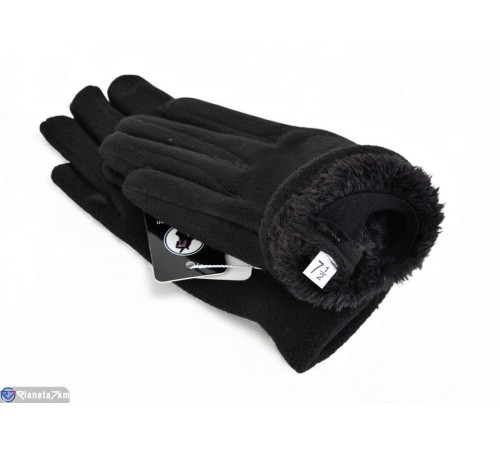 Рукавички на зиму (10 шт. р.сетка S-L) чорний  "RUBIBAS"