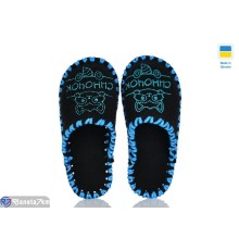 Тапки дитячі на весну/осінь (9 пар р.30-35) чорний  "Activ"