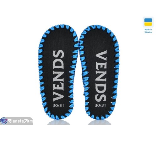 Тапки дитячі на весну/осінь (9 пар р.30-35) чорний  "Activ"