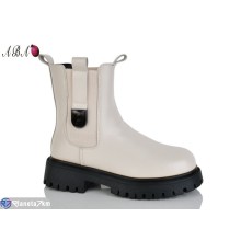 Черевики жіночі на зиму (6 пар р.36-41) бежевий  "Aba"