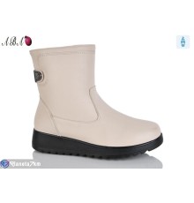 Черевики жіночі на зиму (8 пар р.36-41) бежевий  "Aba"
