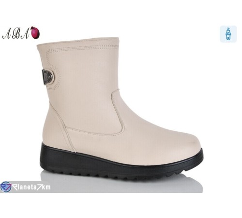 Черевики жіночі на зиму (8 пар р.36-41) бежевий  "Aba"