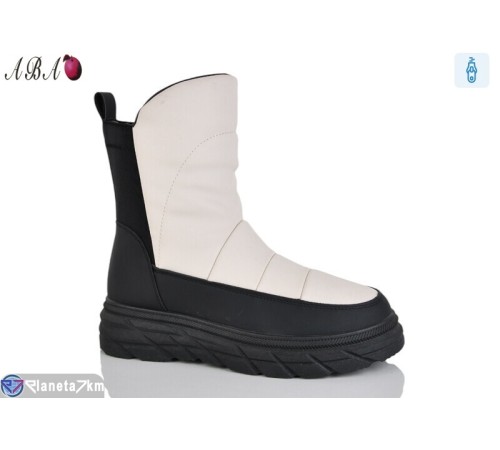 Черевики жіночі на зиму (8 пар р.36-41) бежевий  "Aba"