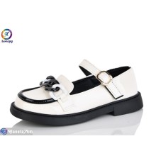 Дитячі туфлі на весну/осінь (8 пар р.31-36) бежевий  "Леопард"