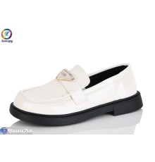 Дитячі туфлі на весну/осінь (8 пар р.31-36) бежевий  "Леопард"