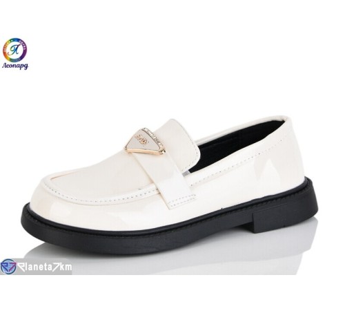 Дитячі туфлі на весну/осінь (8 пар р.31-36) бежевий  "Леопард"