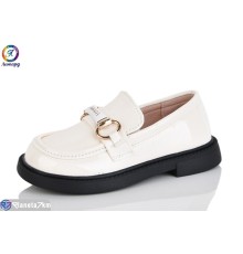 Дитячі туфлі на весну/осінь (8 пар р.26-30) бежевий  "Леопард"