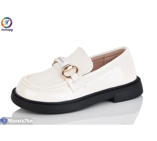 Дитячі туфлі на весну/осінь (8 пар р.26-30) бежевий  "Леопард"