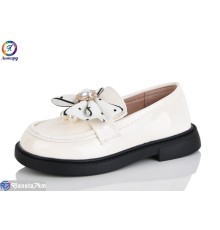 Дитячі туфлі на весну/осінь (8 пар р.26-30) бежевий  "Леопард"