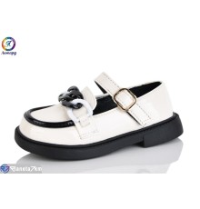 Дитячі туфлі на весну/осінь (8 пар р.26-30) бежевий  "Леопард"