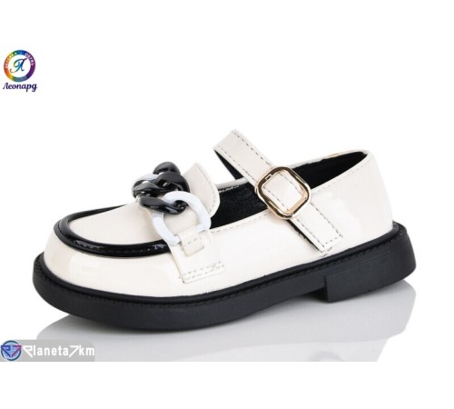 Дитячі туфлі на весну/осінь (8 пар р.26-30) бежевий  "Леопард"