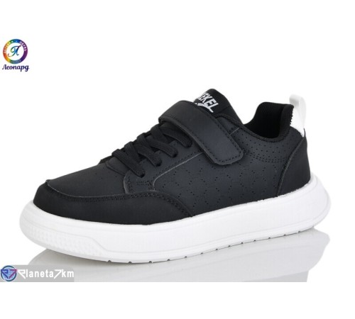 Дитячі кросівки на весну/осінь (6 пар р.32-37) чорний  "Леопард"