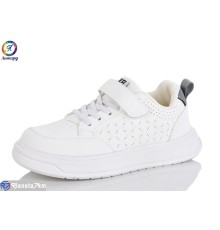 Дитячі кросівки на весну/осінь (6 пар р.32-37) білий  "Леопард"