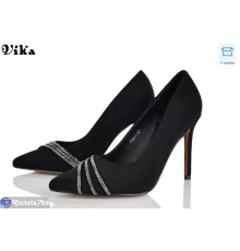 Туфлі жіночі на весну/осінь (6 пар р.36-40) чорний  "Vika"