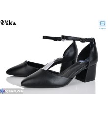 Туфлі жіночі на весну/осінь (6 пар р.36-40) чорний  "Vika"