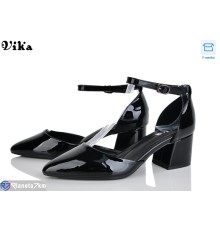 Туфлі жіночі на весну/осінь (6 пар р.36-40) чорний  "Vika"