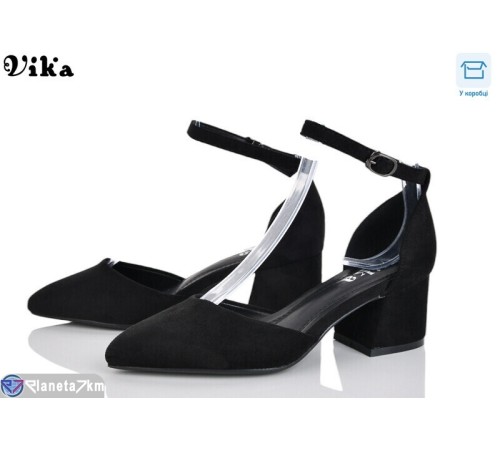 Туфлі жіночі на весну/осінь (6 пар р.33-38) чорний  "Vika"