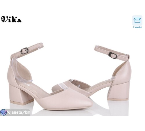 Туфлі жіночі на весну/осінь (6 пар р.33-38) бежевий  "Vika"