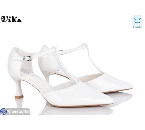 Туфлі жіночі на весну/осінь (6 пар р.36-40) білий  "Vika"