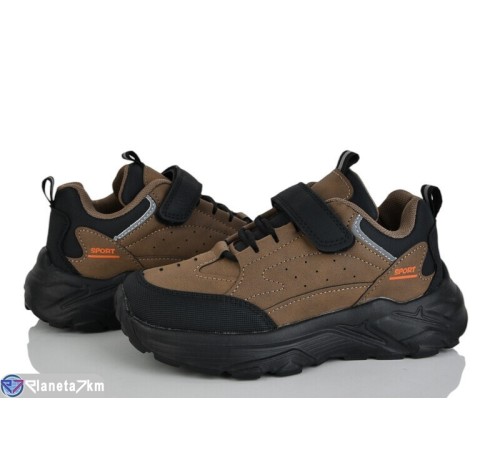 Дитячі кросівки на весну/осінь (8 пар р.32-37) коричневий  "Laifakids"