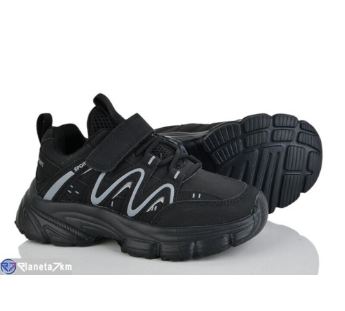 Дитячі кросівки на весну/осінь (8 пар р.32-37) чорний  "Laifakids"