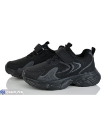 Дитячі кросівки на весну/осінь (8 пар р.32-37) чорний  "Laifakids"