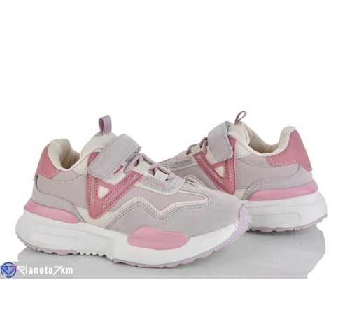 Дитячі кросівки на весну/осінь (8 пар р.32-37) рожевий  "Laifakids"