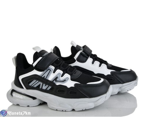 Дитячі кросівки на весну/осінь (8 пар р.32-37) чорний  "Laifakids"