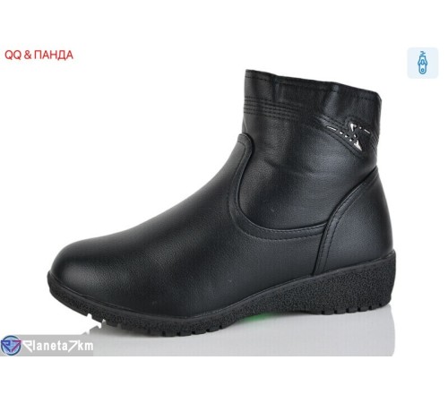 Черевики жіночі на зиму (6 пар р.41-43) чорний  "QQ&Панда"
