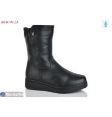 Черевики жіночі на зиму (8 пар р.37-42) чорний  "QQ&Панда"