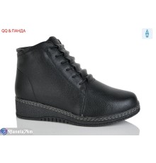Черевики жіночі на зиму (8 пар р.36-41) чорний  "QQ&Панда"