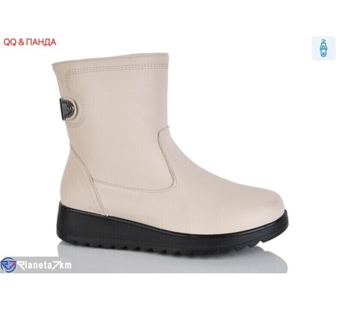Черевики жіночі на зиму (8 пар р.36-41) бежевий  "QQ&Панда"