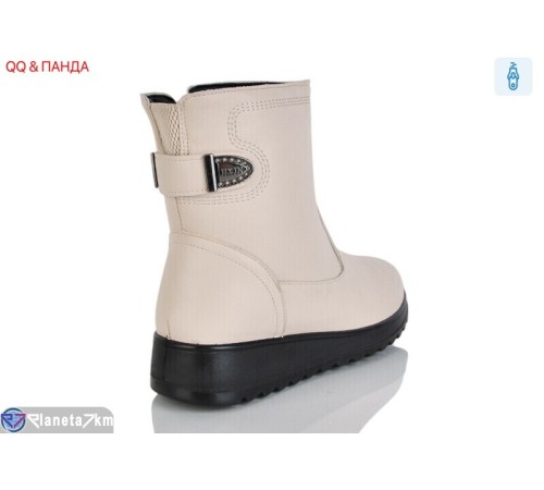Черевики жіночі на зиму (8 пар р.36-41) бежевий  "QQ&Панда"