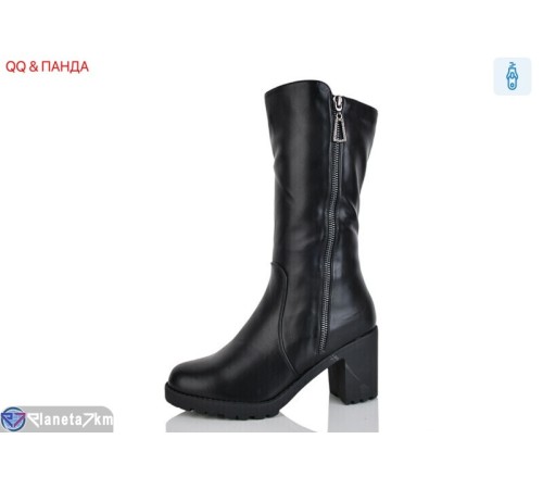 Чоботи жіночі на зиму (6 пар р.36-41) чорний  "QQ&Панда"