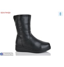 Черевики жіночі на зиму (8 пар р.37-42) чорний  "QQ&Панда"