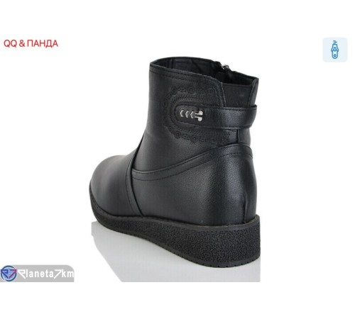 Черевики жіночі на зиму (6 пар р.41-43) чорний  "QQ&Панда"