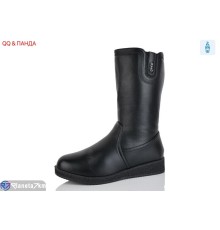 Чоботи жіночі на зиму (6 пар р.41-43) чорний  "QQ&Панда"