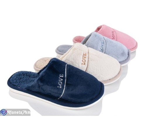 Тапки жіночі на зиму (12 пар р.36-41) мікс  "Lexi"