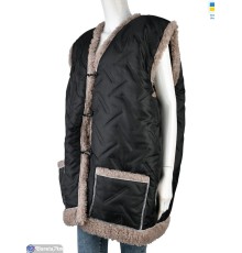 Жилетка жіноча на зиму (3 шт. р.сетка 64-68) чорний  "LIBERTE"