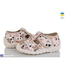 Тапки дитячі на весну/осінь (7 пар р.21-27) бежевий  "LIBERTE"