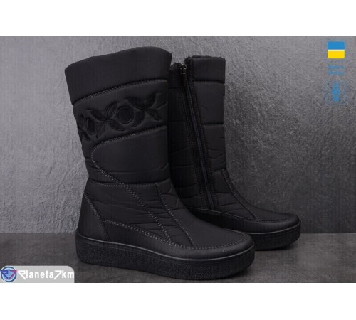 Дутики жіночі (8 пар р.37-42) чорний  "OLLA"