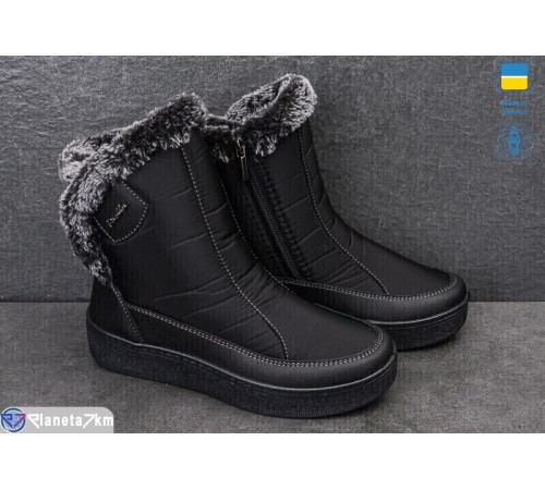 Дутики жіночі (8 пар р.37-42) чорний  "OLLA"