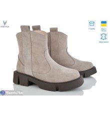 Черевики жіночі на зиму (6 пар р.36-40) бежевий  "Viscala"