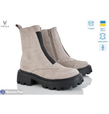 Черевики жіночі на зиму (6 пар р.36-40) бежевий  "Viscala"