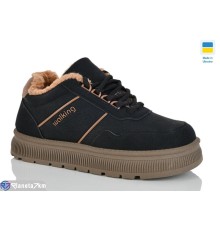 Кросівки жіночі на зиму (8 пар р.36-41) чорний  "MURMUR"